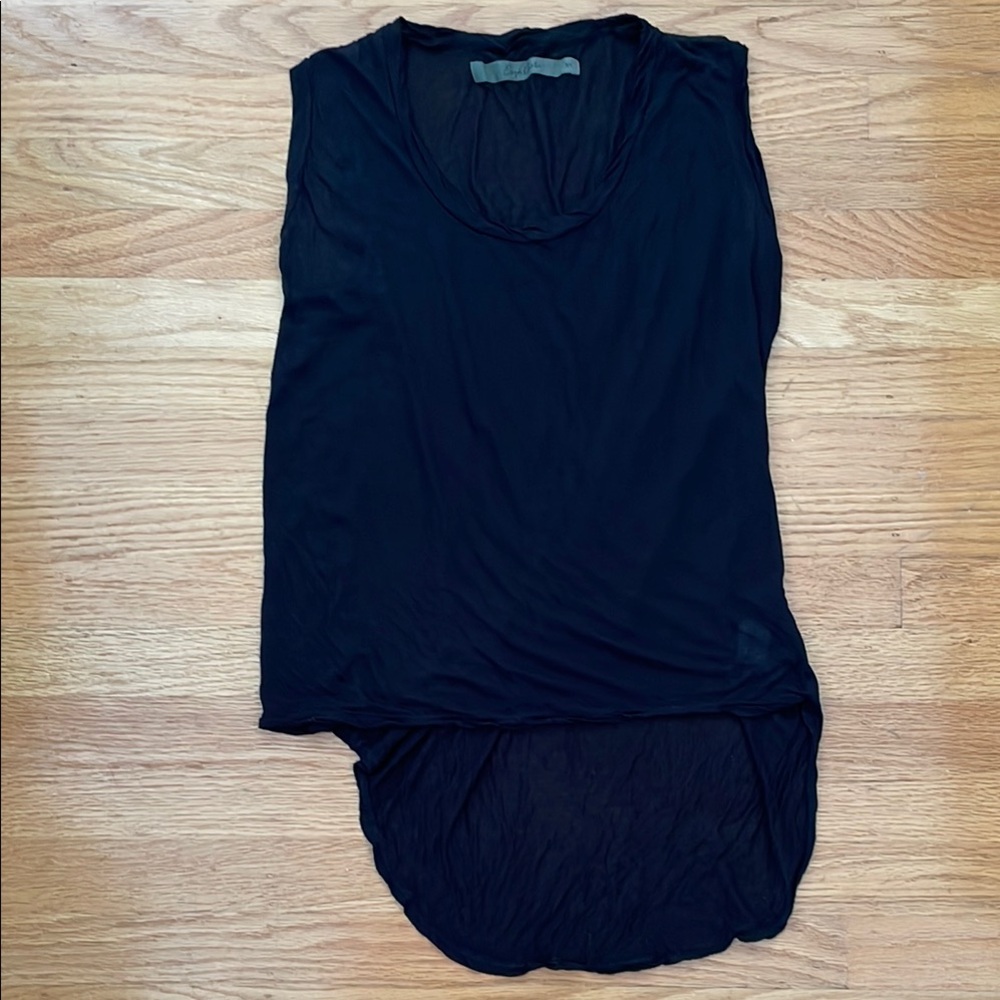 Enza Costa High Low Lightweight Tank Top